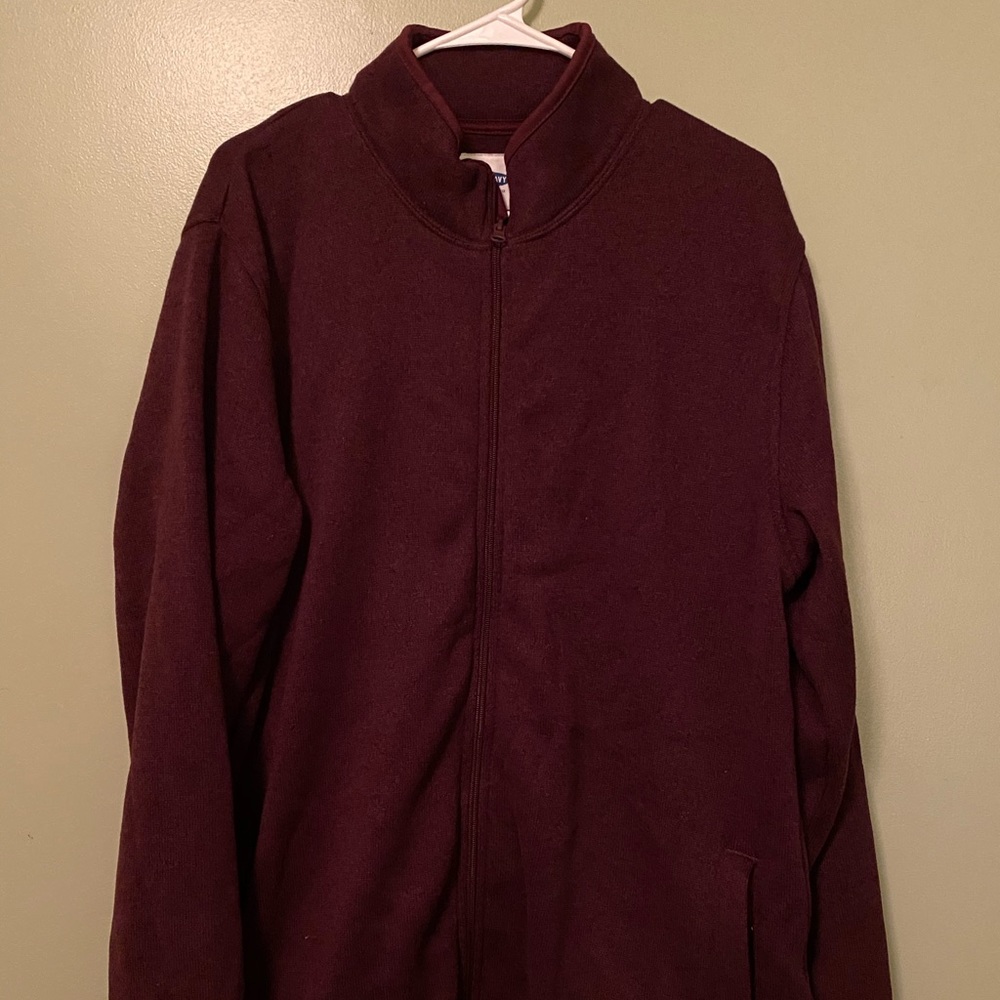 Old Navy Men’s Zip up Cardigan in Wine